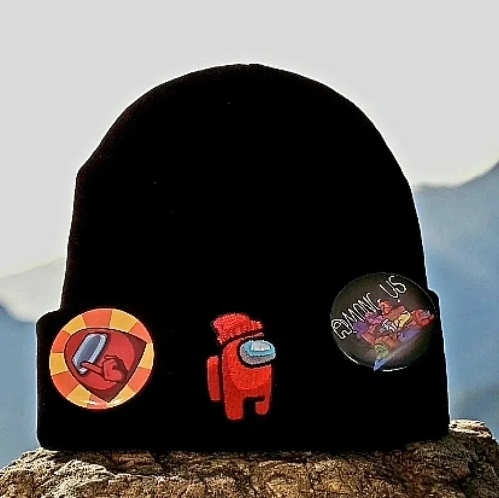 Among Us Imposter knit hat